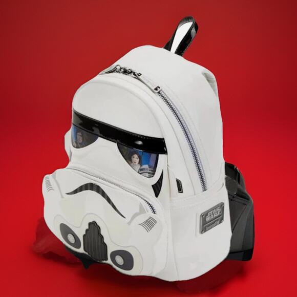 Loungefly Star Wars Stormtrooper Lenticular Cosplay Mini Backpack. NWT - Picture 4 of 10